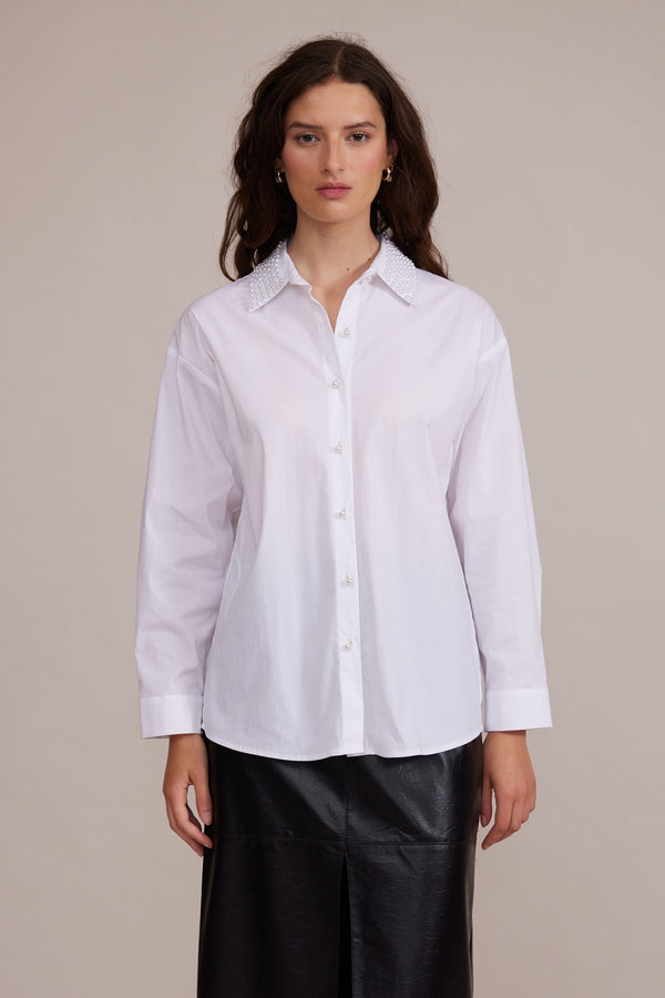 Lucy Paris Torin Pearl Blouse