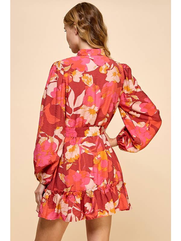 TCEC Floral Long Sleeve Dress