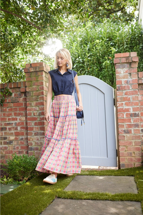 Brooks Triple Tiered Maxi Skirt