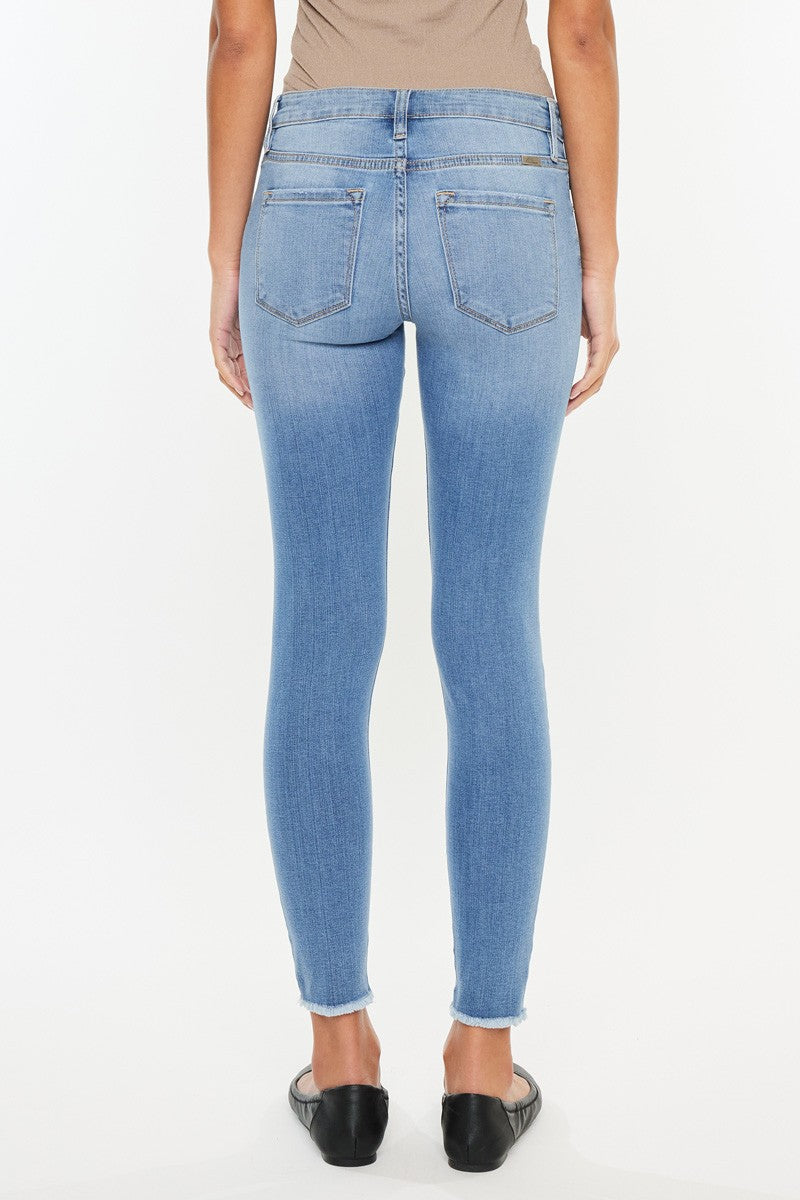 KanCan Mid Rise Ankle Skinny Jean