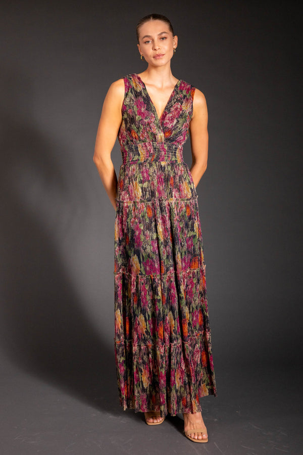 Lavender Brown Mercy Maxi Dress