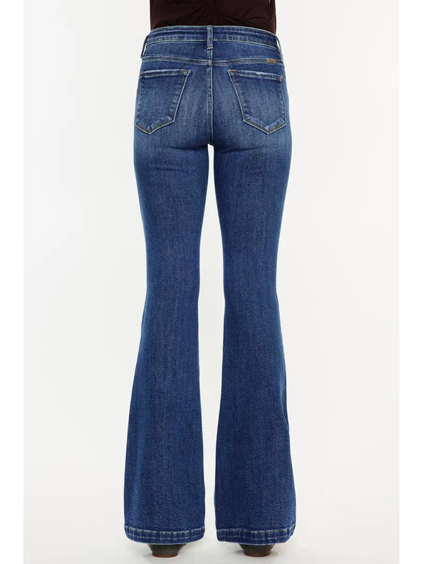 Kan Can Petite Flare Jeans