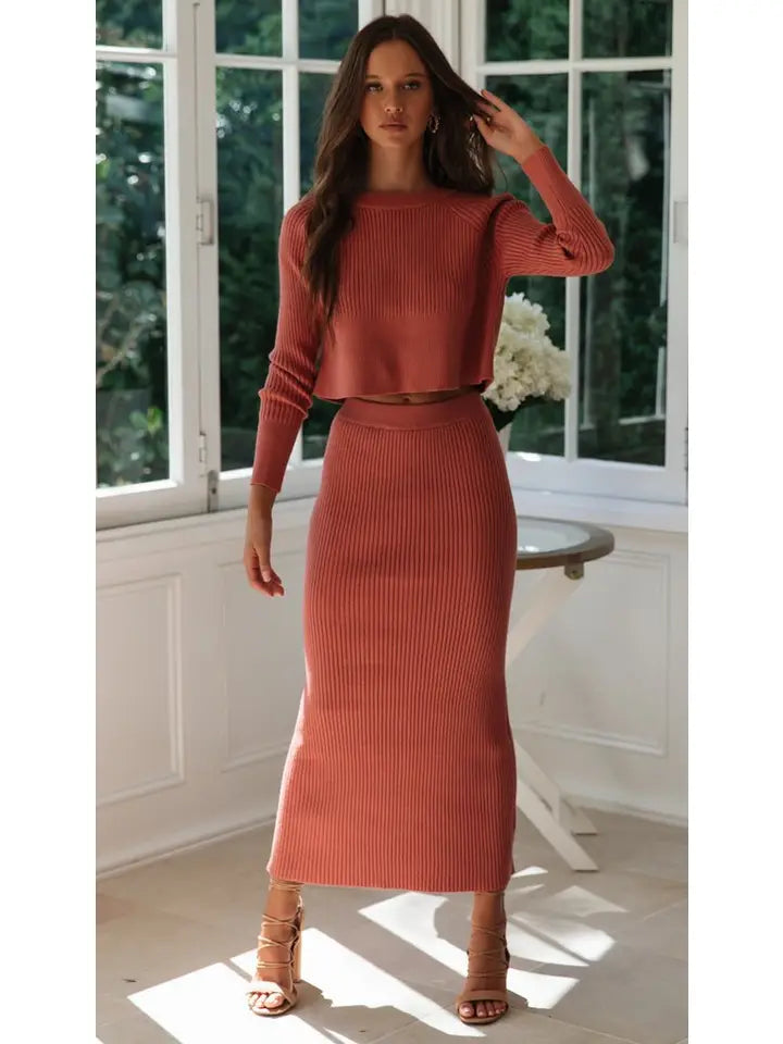 Sweetkama Sweater and Skirt Set