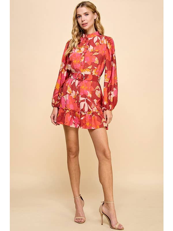 TCEC Floral Long Sleeve Dress