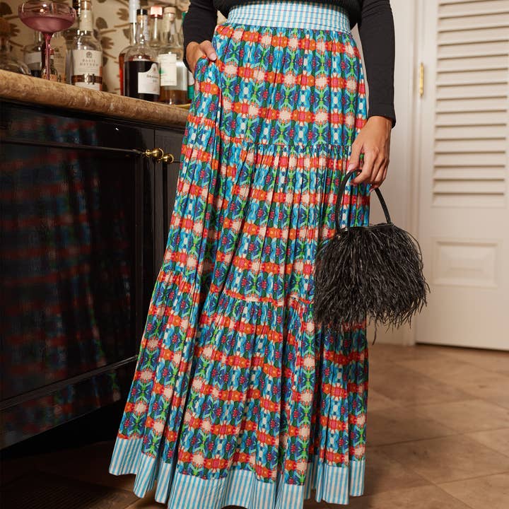 Brooks Triple Tiered Maxi Skirt