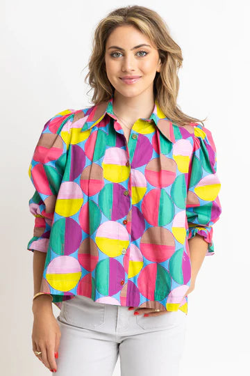 Karlie Modern Pop  Button Down