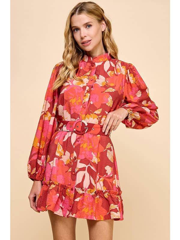 TCEC Floral Long Sleeve Dress