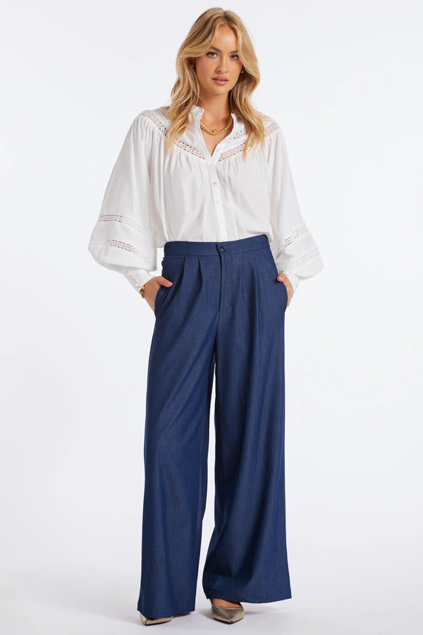 Bishop & Young Marbella Tencel Wide Leg Pant