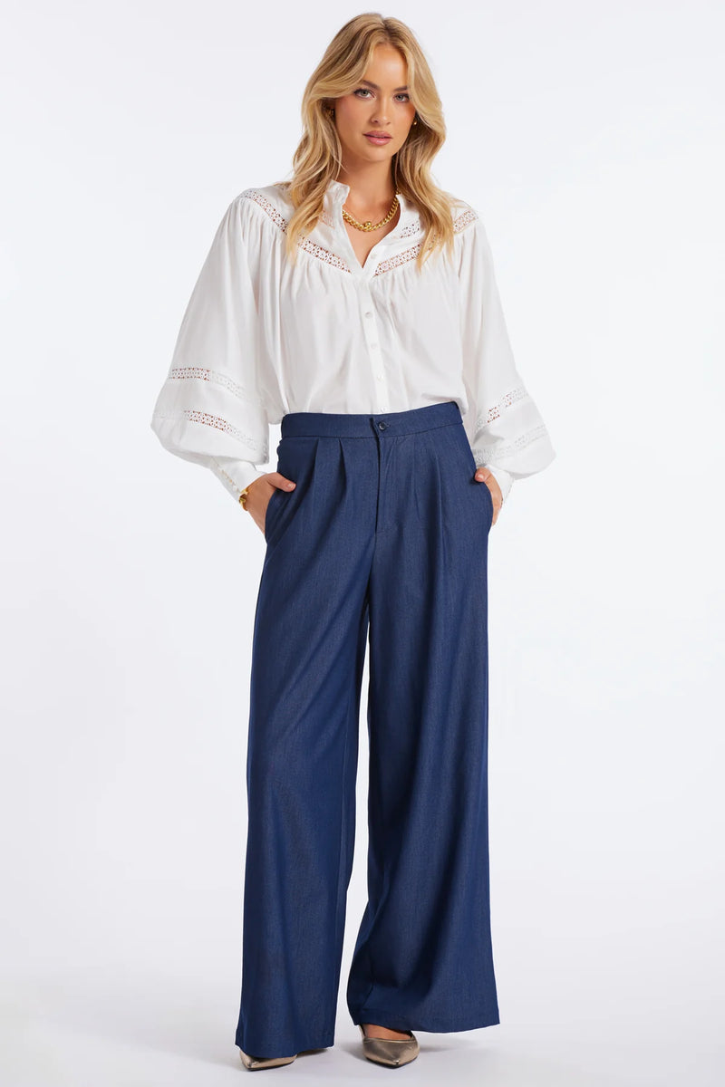 Bishop & Young Marbella Tencel Wide Leg Pant