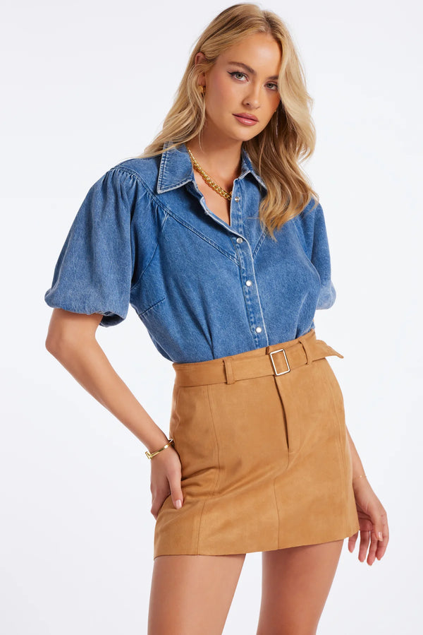 Bishop & Young Laurel Denim Top