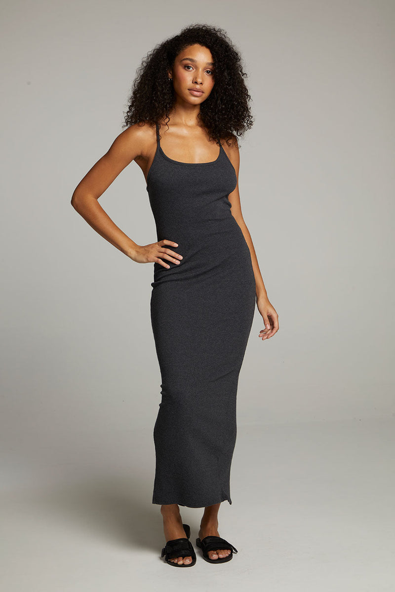 Chaser Brand Emma Black Maxi Dress