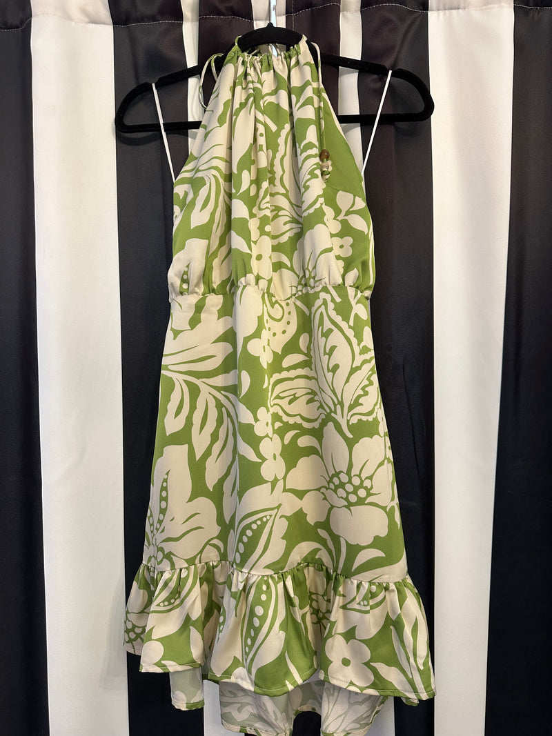 Jacquie the Label Green Floral Dress