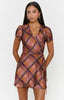 Show Me Your Mumu Whitney Wrap Mini Dress