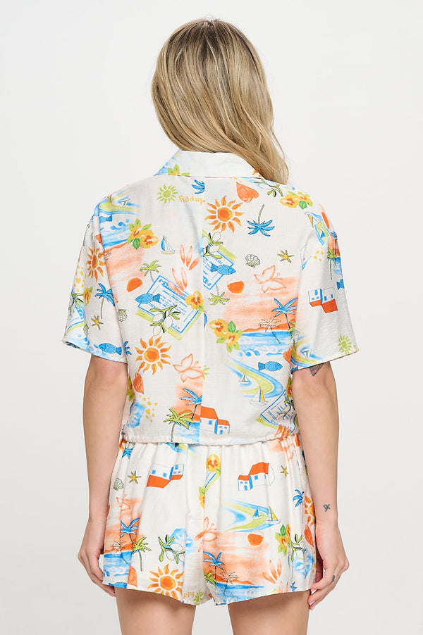 Meet Me In Santorini Mediterranean Daydream Shirt