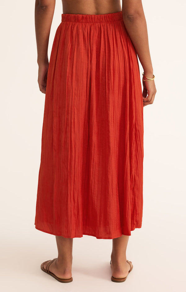 Z Supply Nicoline Crinkle Midi Skirt