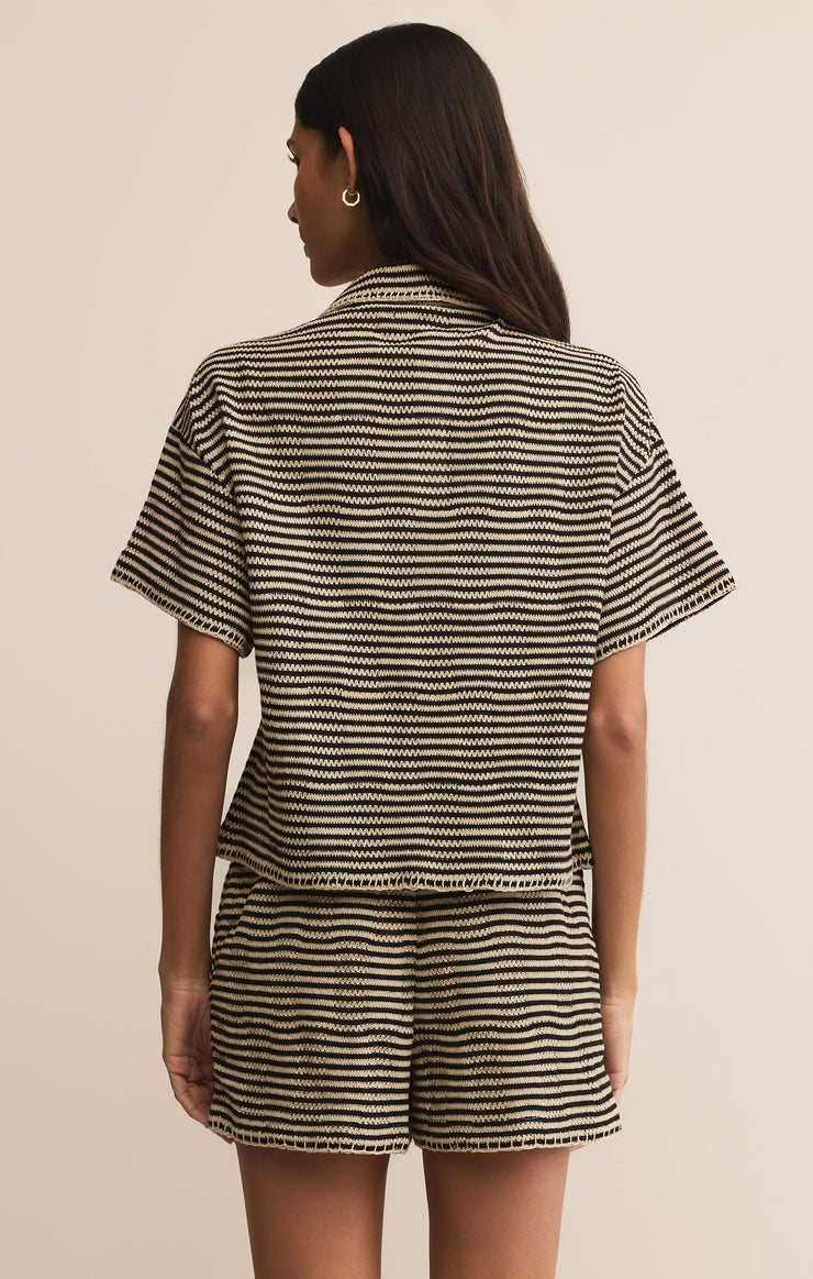 Z Supply Monaco Crochet Button Up