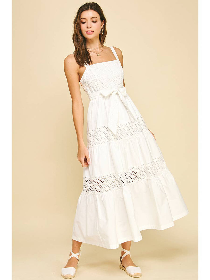 Pinch Tiered Maxi Dress