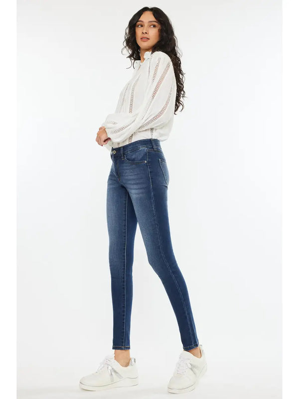 Kan Can Mid Rise Super Skinny Jean