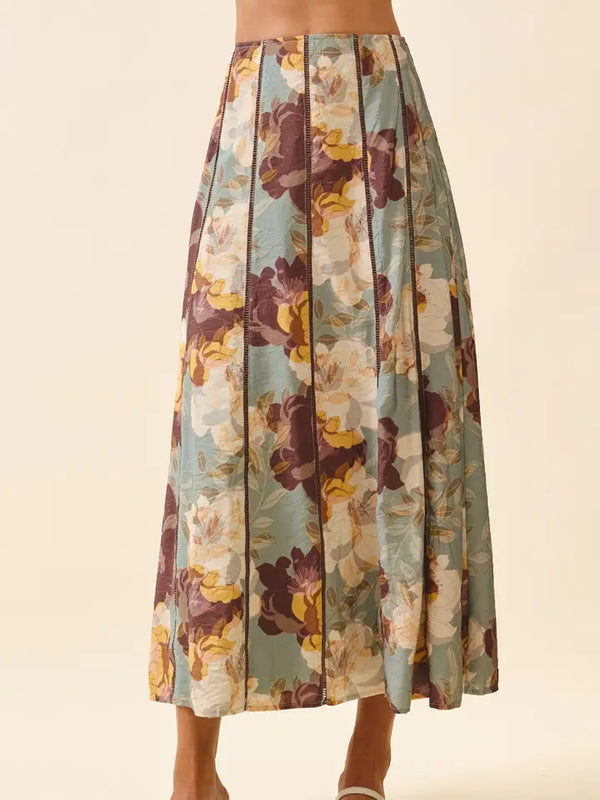 TCEC Floral Print Skirt