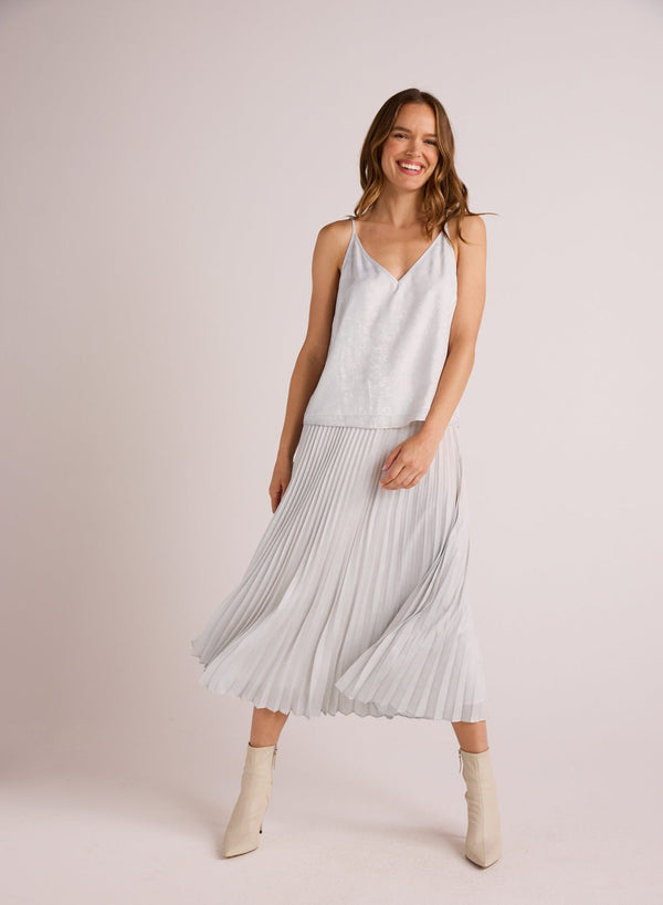 Bella Dahl Hand Pleated Midi Skirt