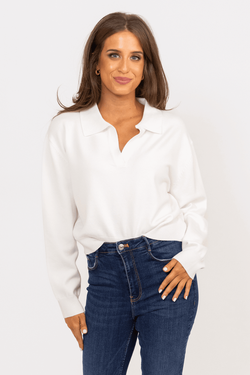 Karlie Vneck Sweater Top