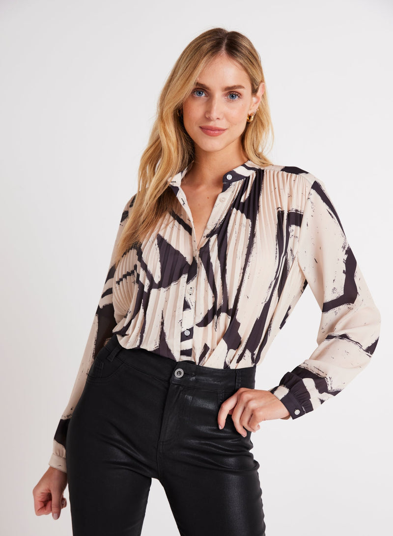 Bella Dahl Pleated Bodice Shirt