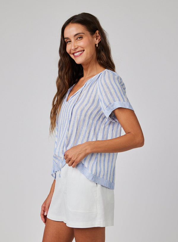 Bella Dahl Short Sleeve Flowy Raglan Top