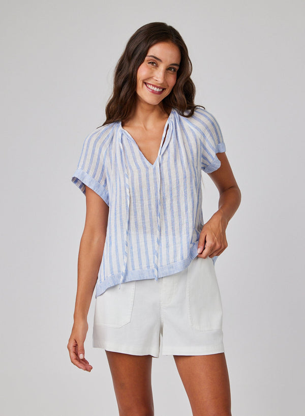 Bella Dahl Short Sleeve Flowy Raglan Top