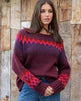 Wooden Ships Jaxon Fair Isle Raglan Sweater